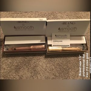 1.5” professional flat iron- rose gold & champagne